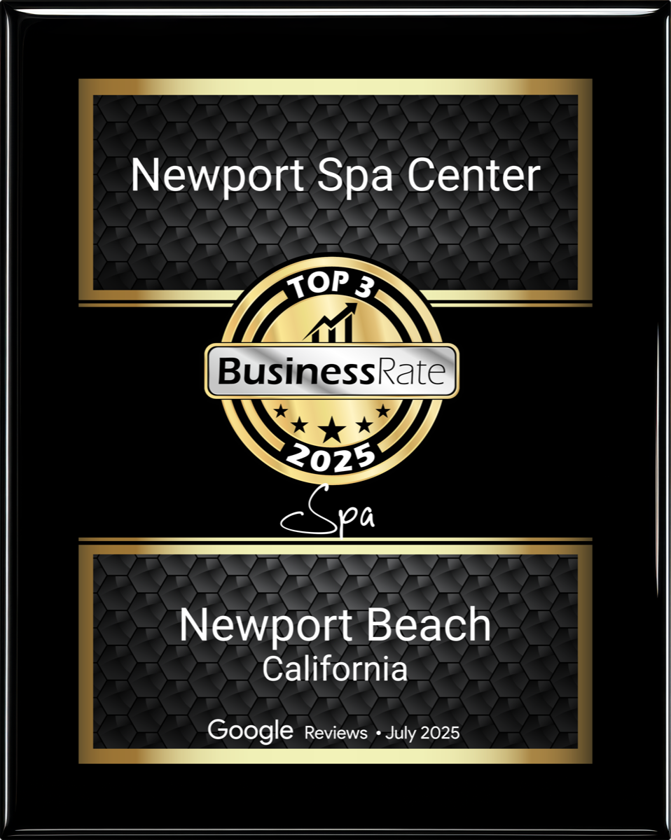 BusinessRate Top 3 2025 award for Newport Spa Center in Newport Beach